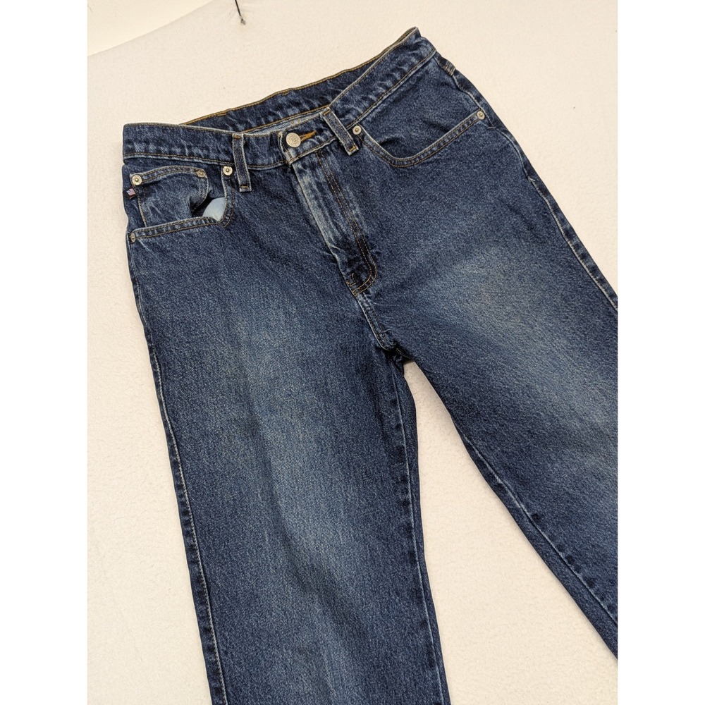 Polo Ralph Lauren Women Blue Flare Jeans High Rise Denim 10x28 4631WAZ2887